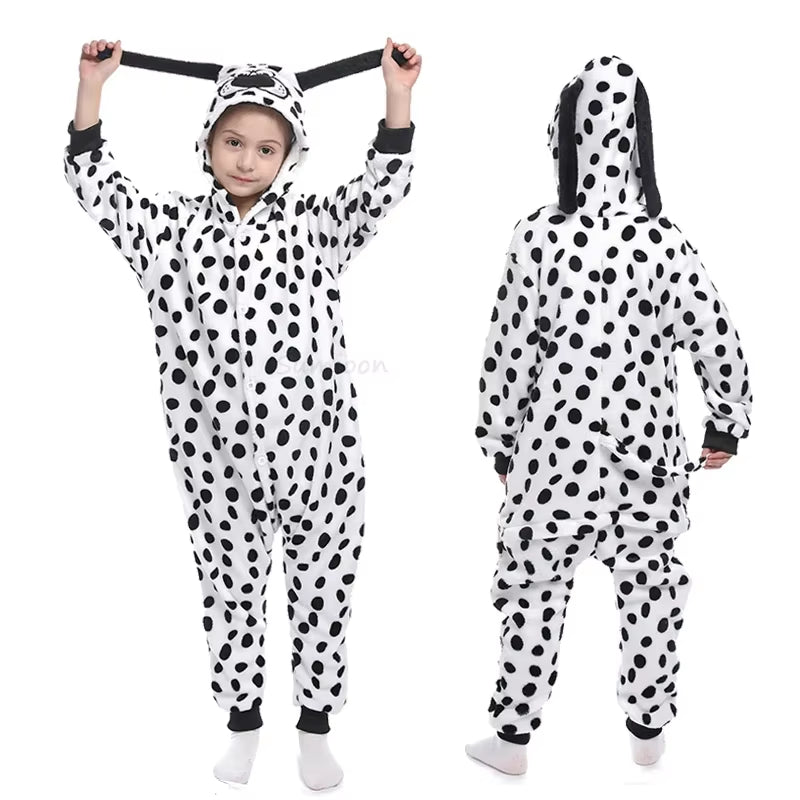 Kigurumi Children'S Pajamas for Boys Girls Unicorn Pajamas Flannel Kids Panda Pijamas Suit Animal Sleepwear Winter Cat Onesies